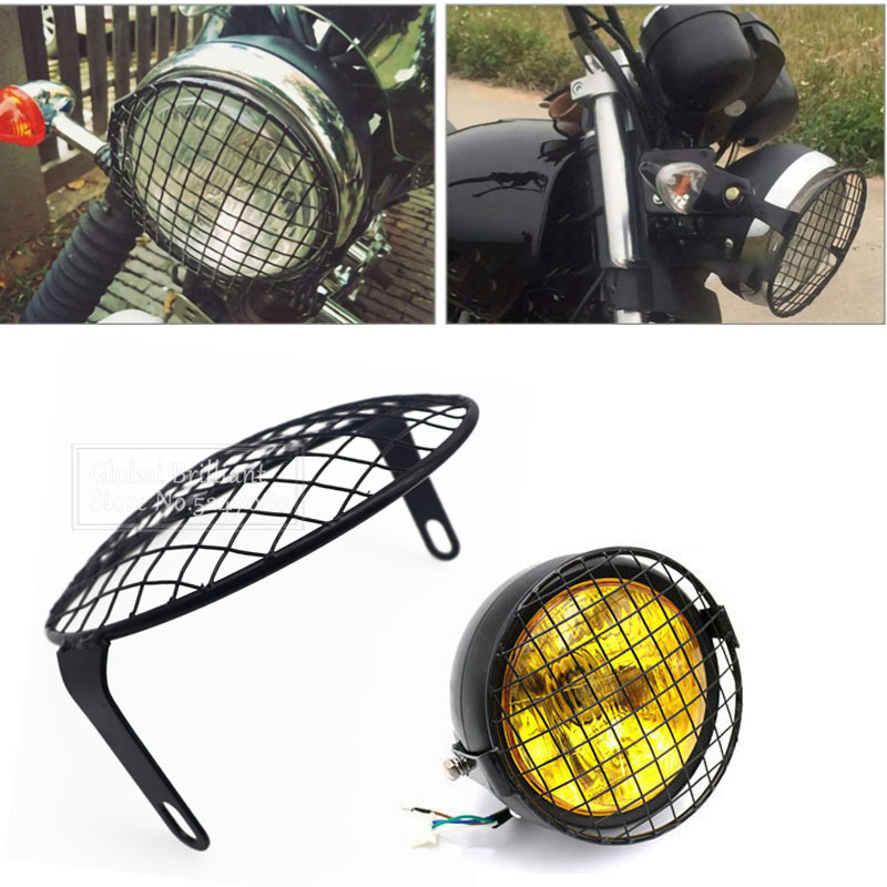 Tank Divider Mesh - Universal 7inch Retro Style Motorcycle Headlight