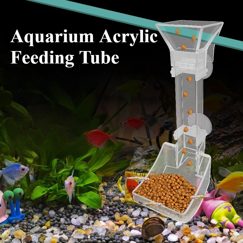 Aquarium Fish Variety - Aquarium Acrylic Feeding Tube Anti-stuck Fish
