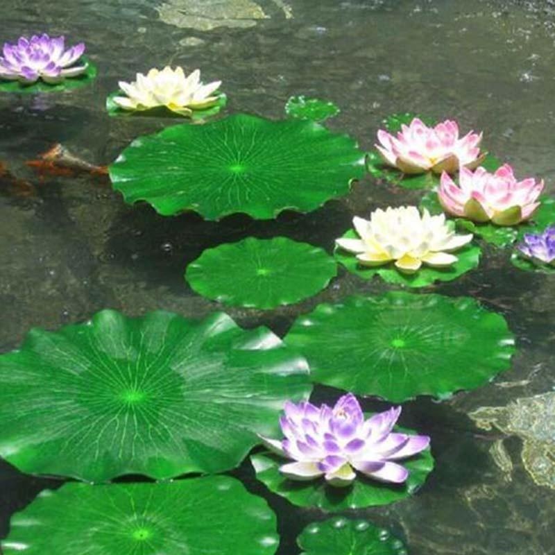 Aquarium Fish Gallery - 2026 Artificial Water Lily Lotus Leaf