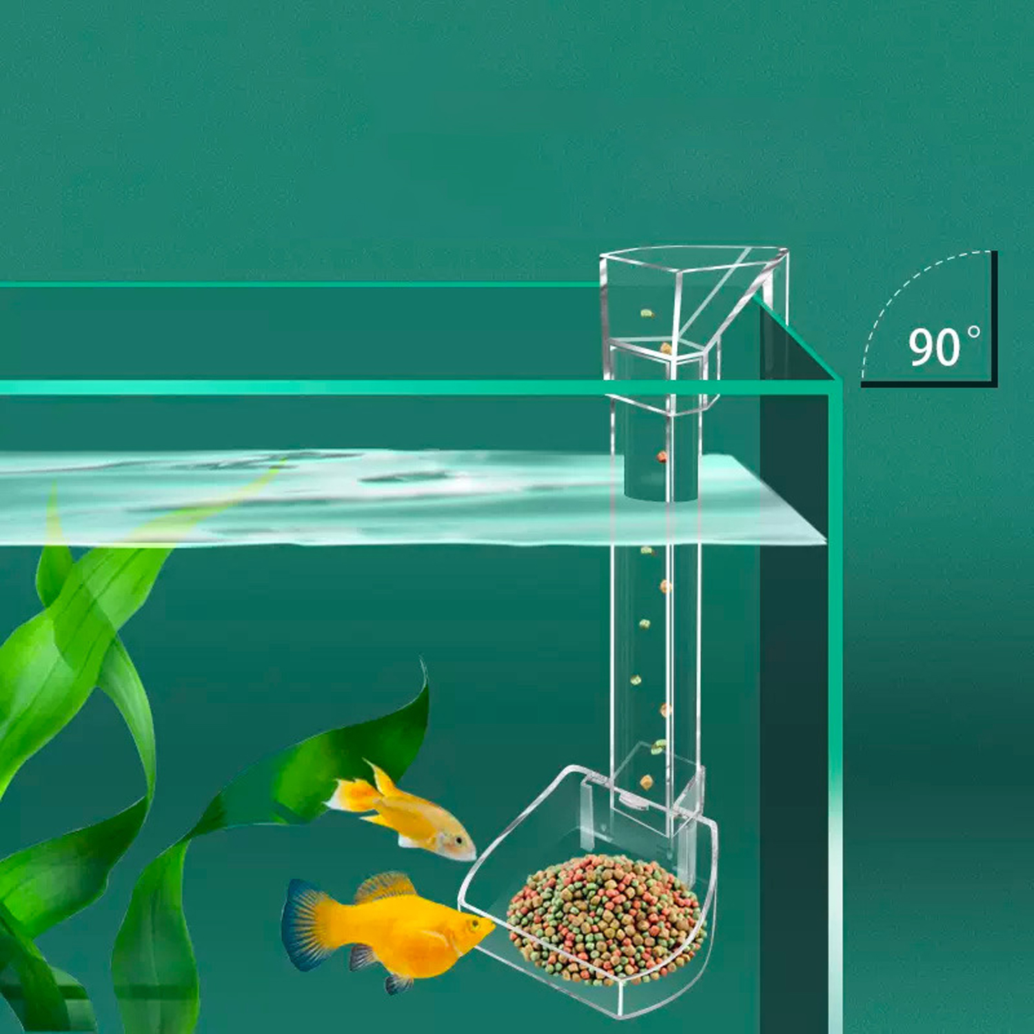 Aquarium Fish Variety - Aquarium Acrylic Feeding tube Anti-stuck fish