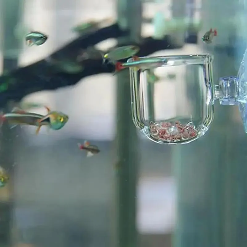 Aquarium Fish Background - Aquarium Decoration Plant Cup Pot Acrylic
