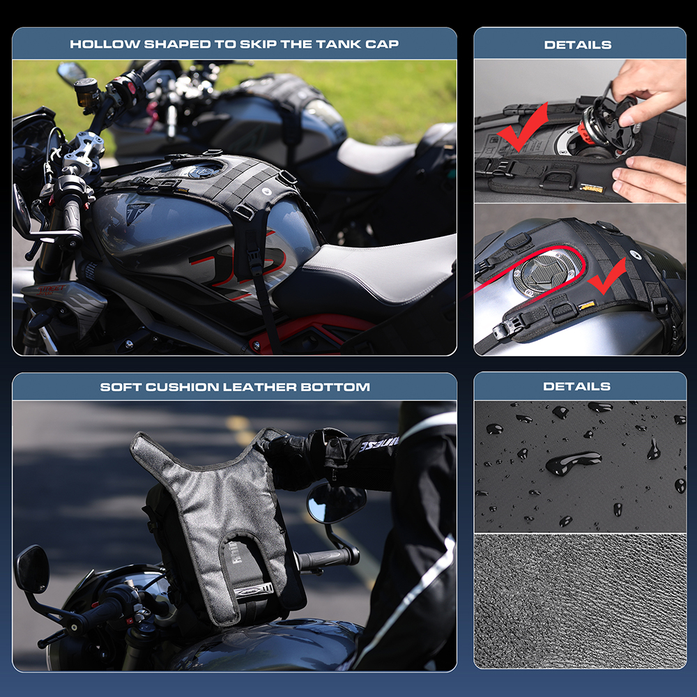 Rhinowalk Motorcycle Tank Bag  - Tank Divider Mesh avis et prix
