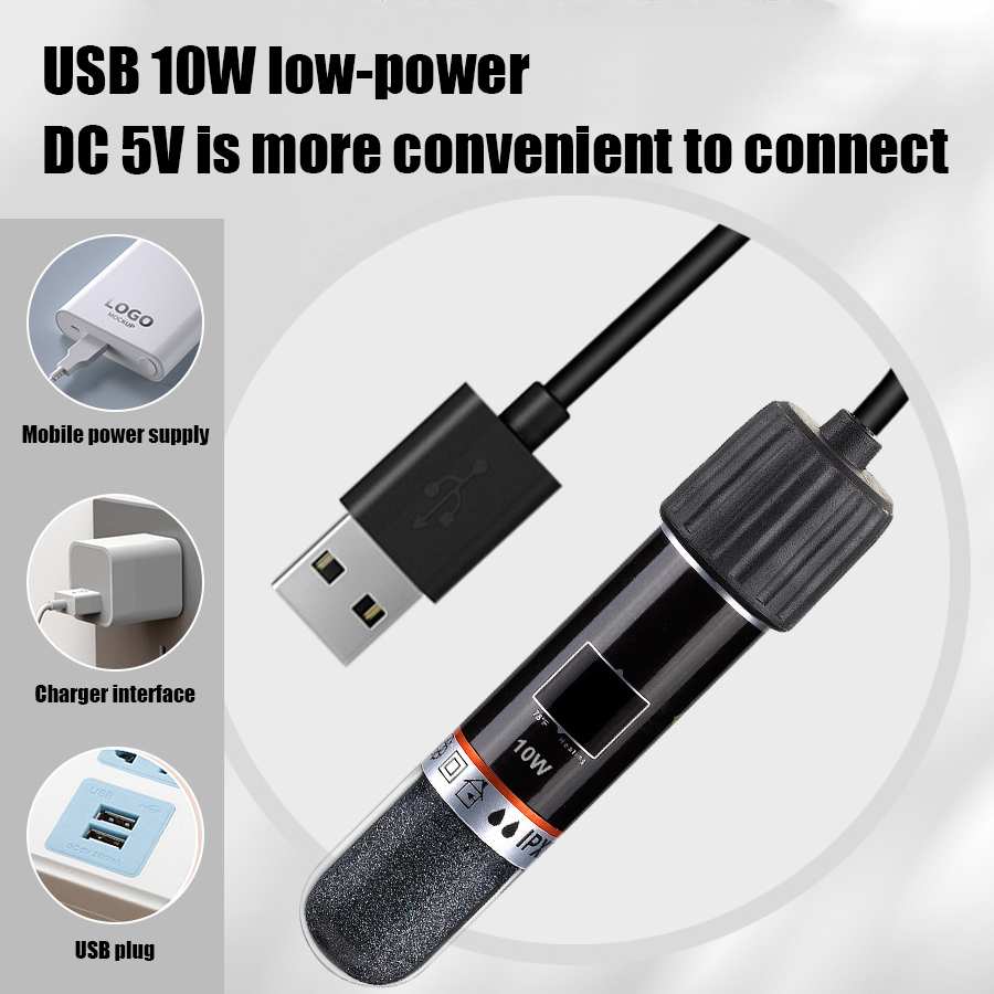 USB Mini Aquarium Heating rod  - Aquarium Heater Submersible avis et prix