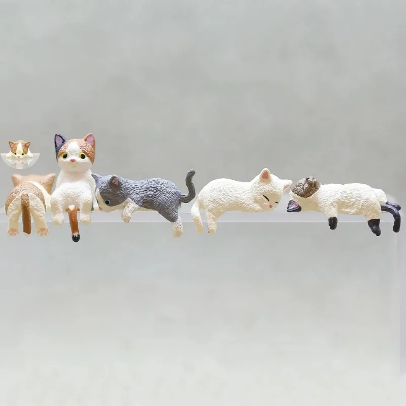 Cute Cartoon Cat Decor PVC Hom - Aquarium Fish Gallery avis et prix