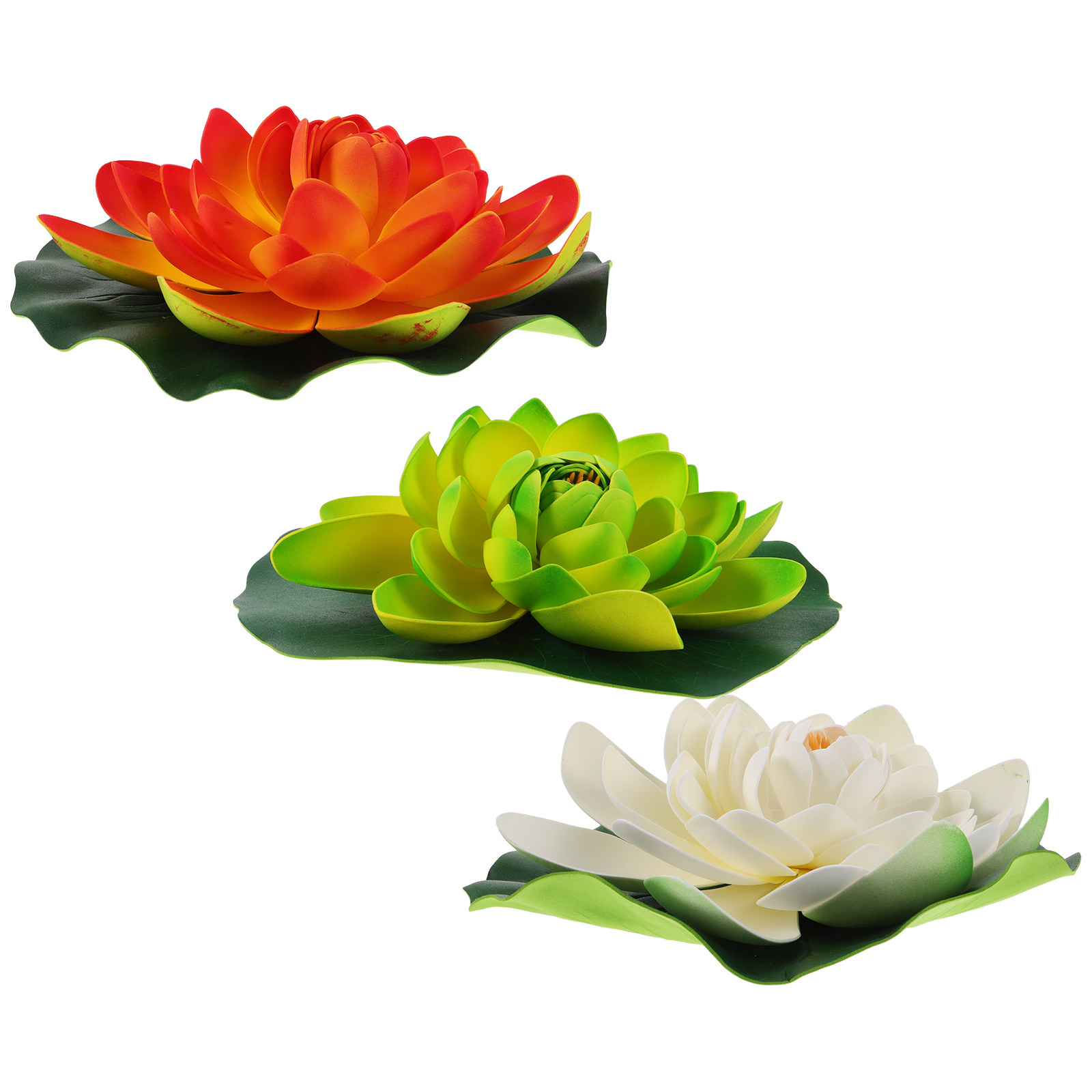 3Pcs Artificial Floating Lotus - Aquarium Fish Low Maintenance avis et prix