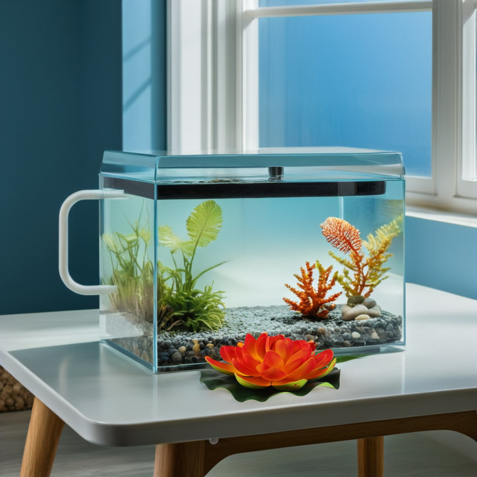 3Pcs Artificial Floating Lotus - Aquarium Fish Low Maintenance avis et prix