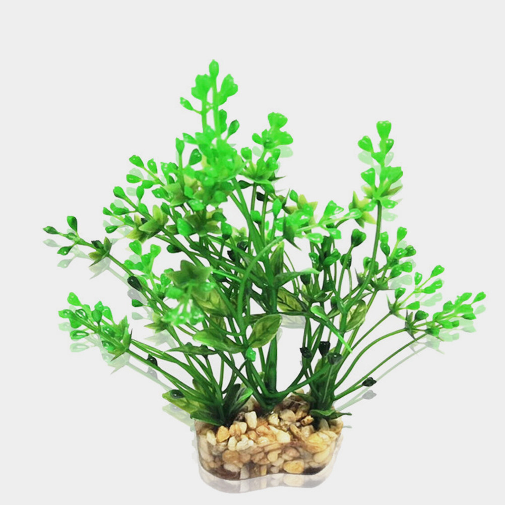 2Pcs Simulated Green Plastic A - Aquarium Fish Low Maintenance avis et prix