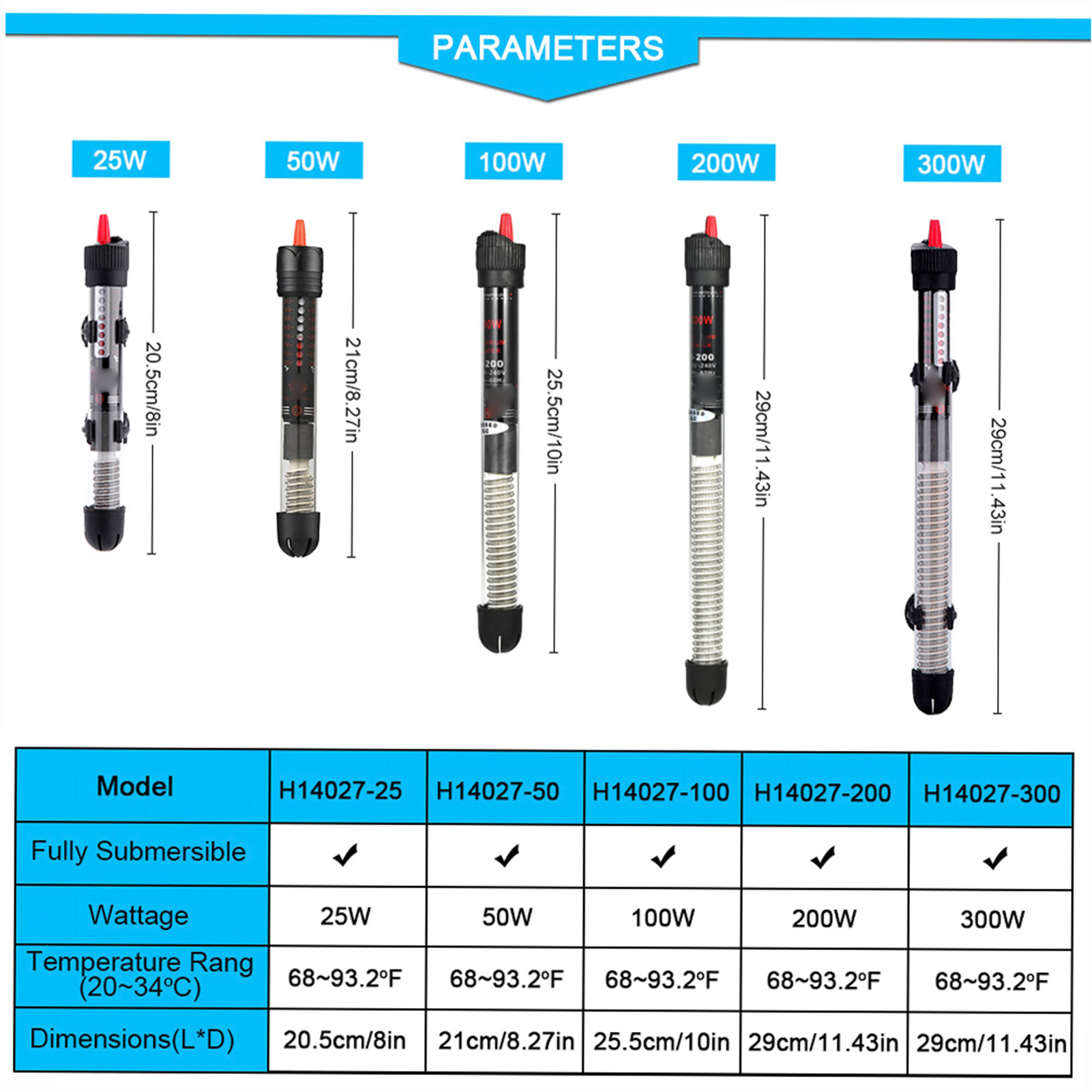 Home \u0026amp Living Submersi - Aquarium Heater Submersible avis et prix