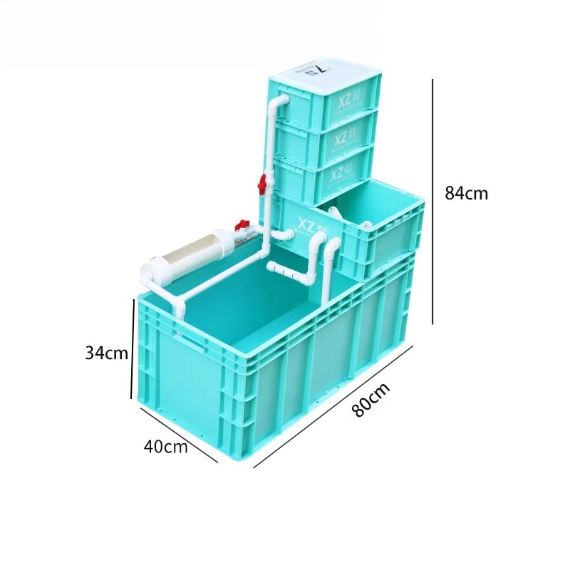 Turtle Tank with Built-in Filt - Aquarium Fish Low Maintenance avis et prix