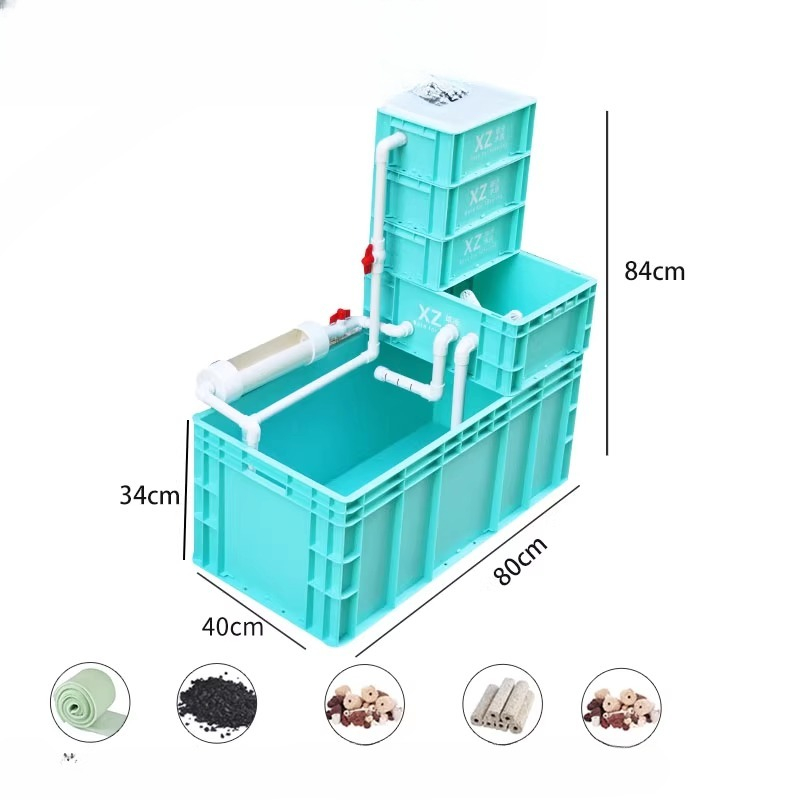Turtle Tank with Built-in Filt - Aquarium Fish Low Maintenance avis et prix