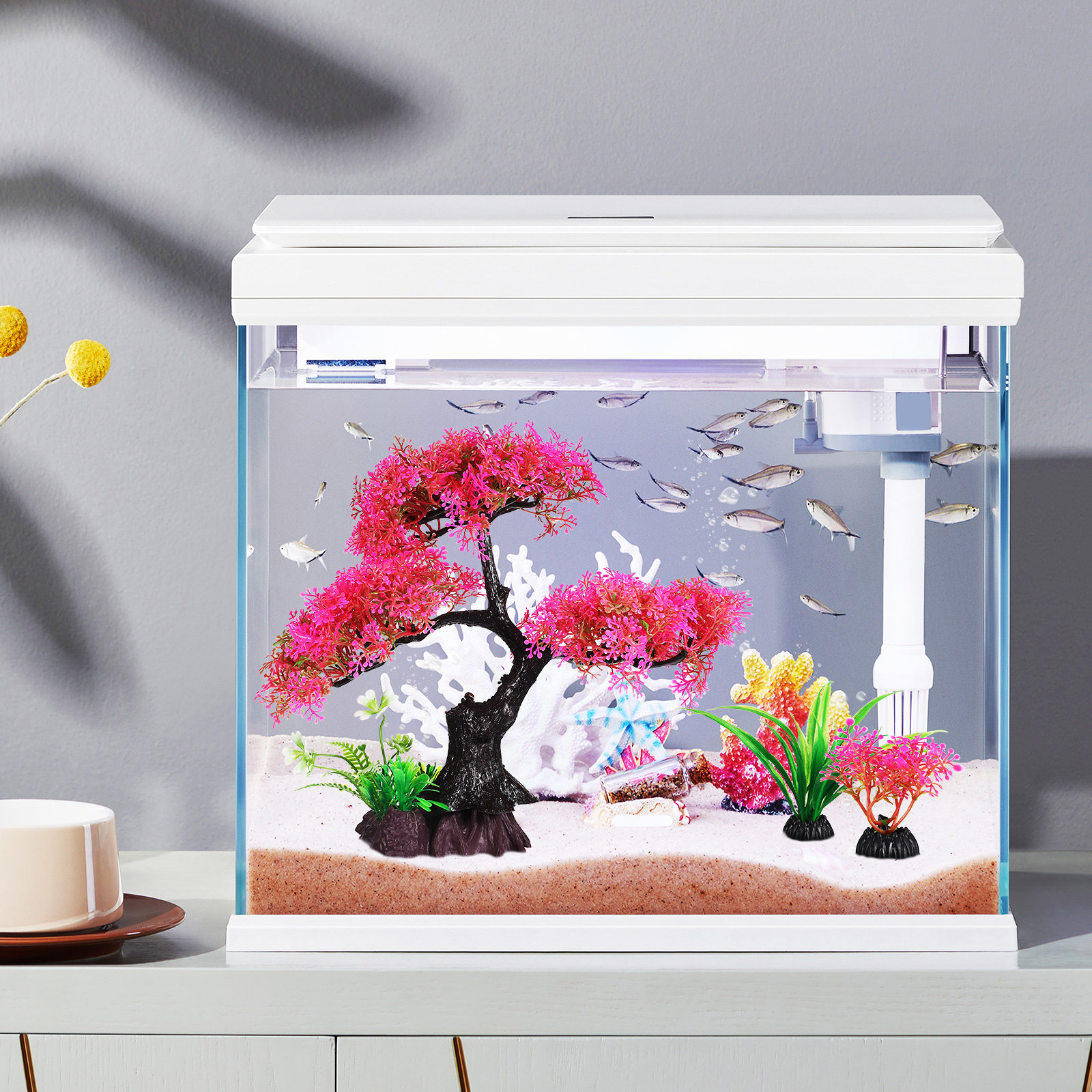 10Pcs Realistic Aquarium Plant - Aquarium Fish Low Maintenance avis et prix