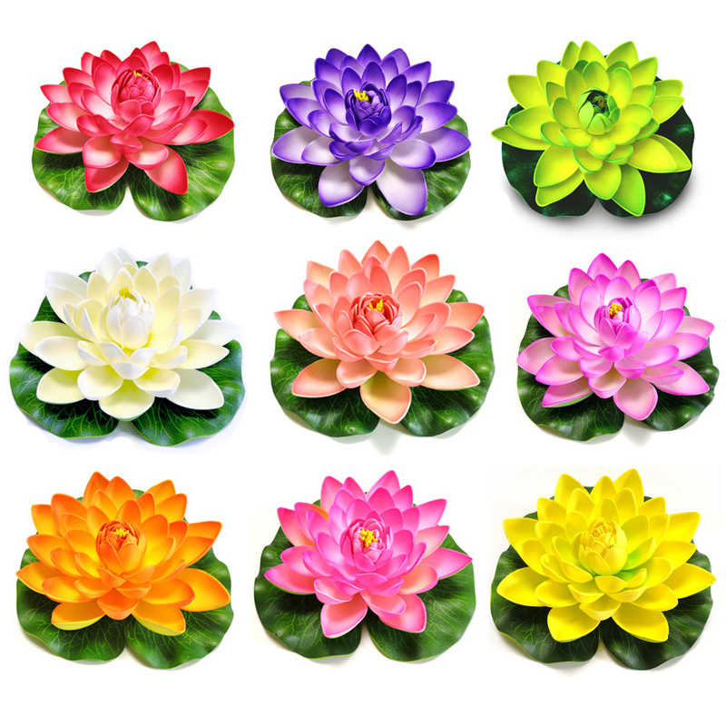 10cm/18cm Artificial Lotus Fak - Aquarium Fish Gallery avis et prix