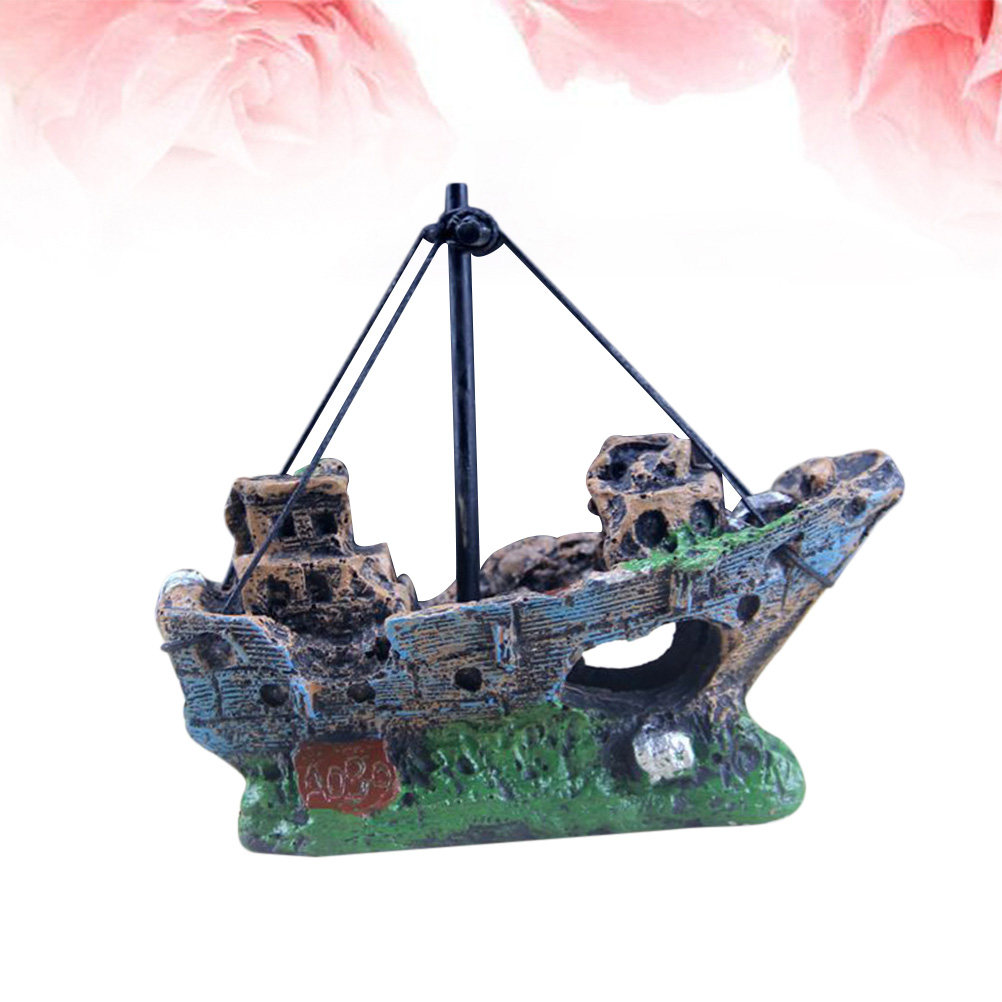 1Pcs Lifelike Submerged Ship A - Aquarium Fish Low Maintenance avis et prix