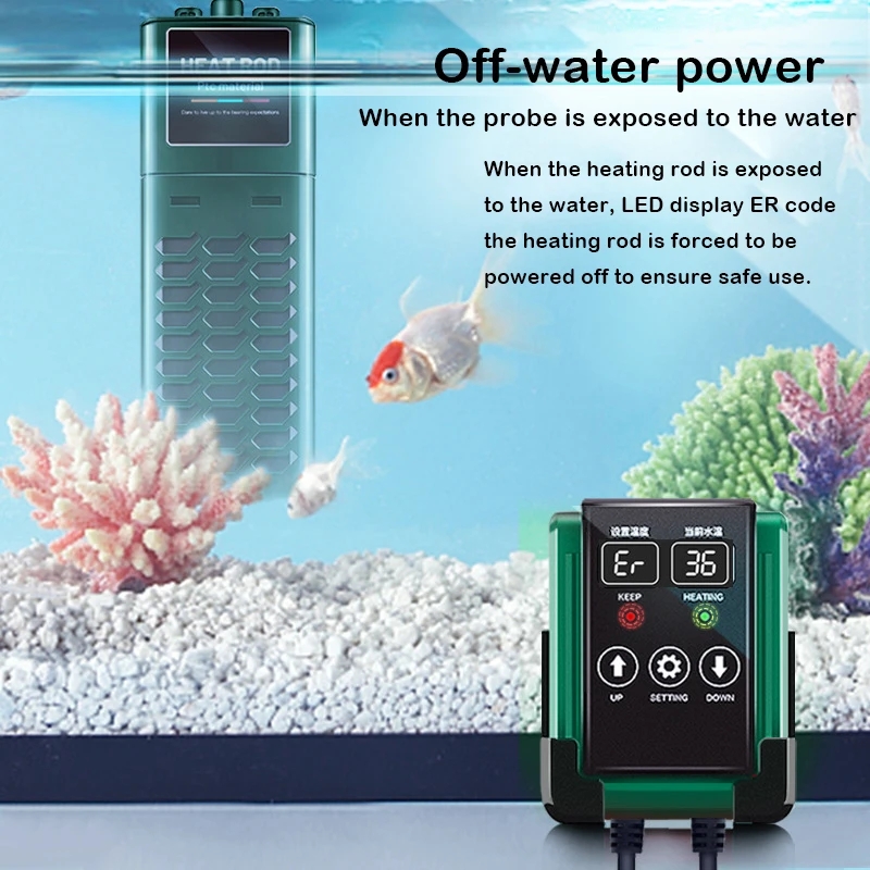 Adjustable Water Heating Rod f - Aquarium Heater Submersible avis et prix