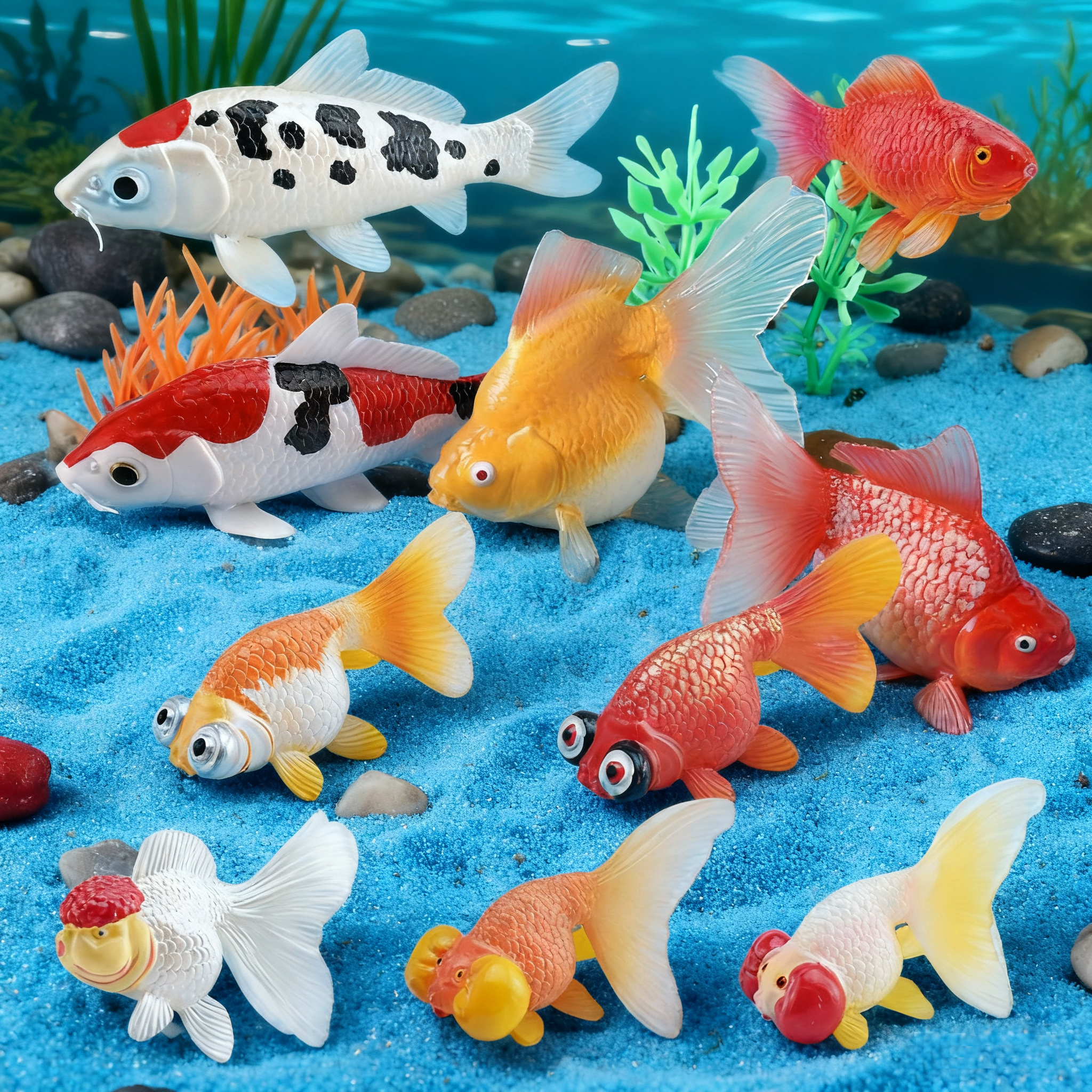 Colorful Lifelike Plastic Gold - Aquarium Fish Reviews avis et prix