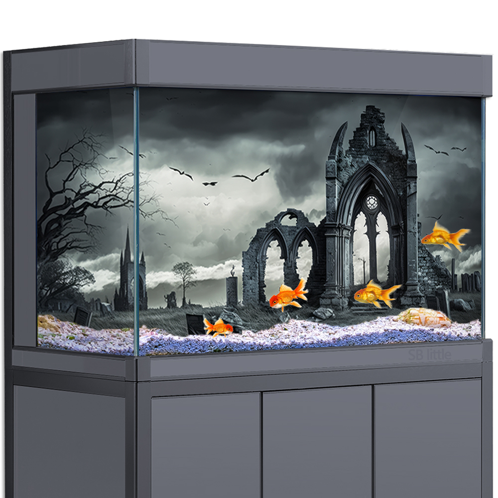 Aquarium Background Sticker De - Aquarium Fish Poster avis et prix
