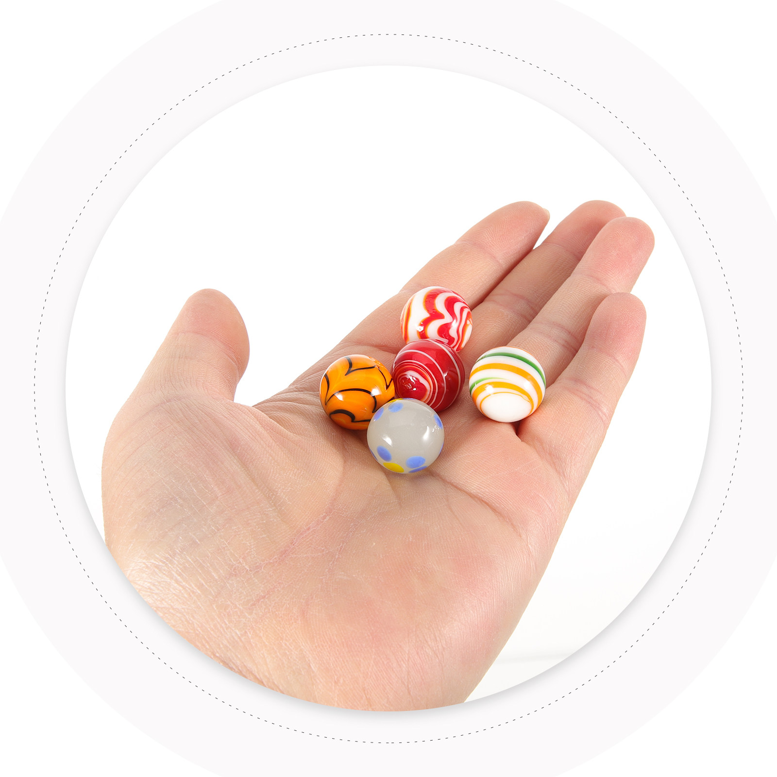 30Pcs Colorful Glass Marbles S - Aquarium Fish Game avis et prix