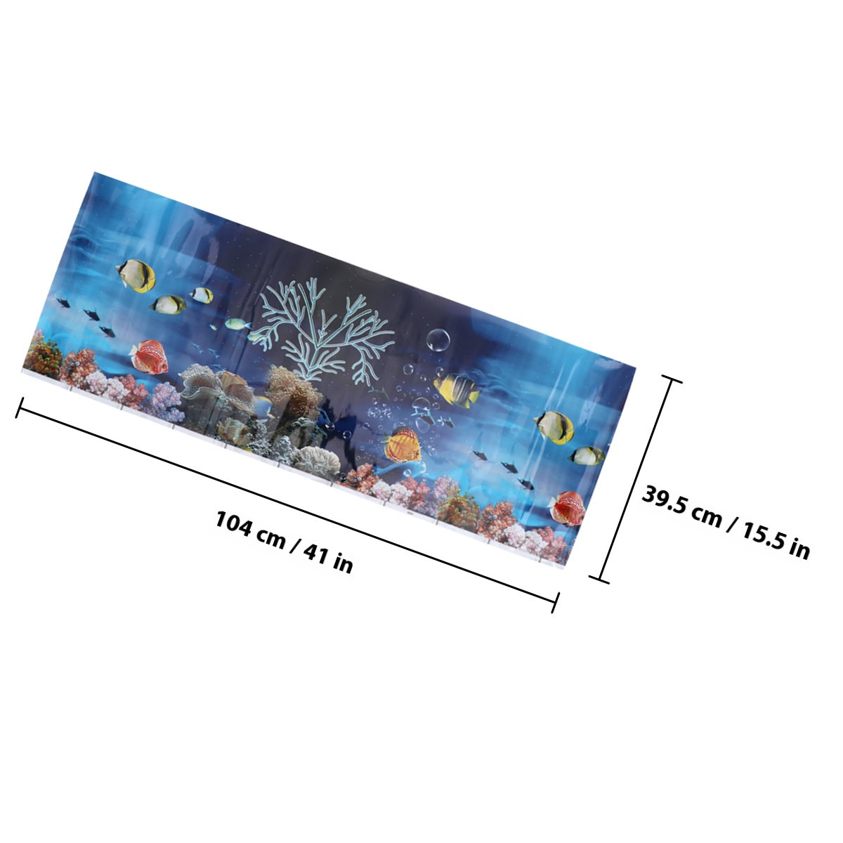 102x40cm Fish Tank Background  - Aquarium Fish Poster avis et prix
