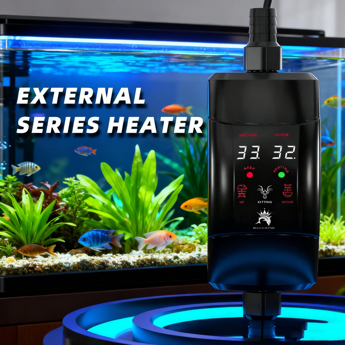 External Aquarium Heating Rod  - Aquarium Heater Submersible avis et prix