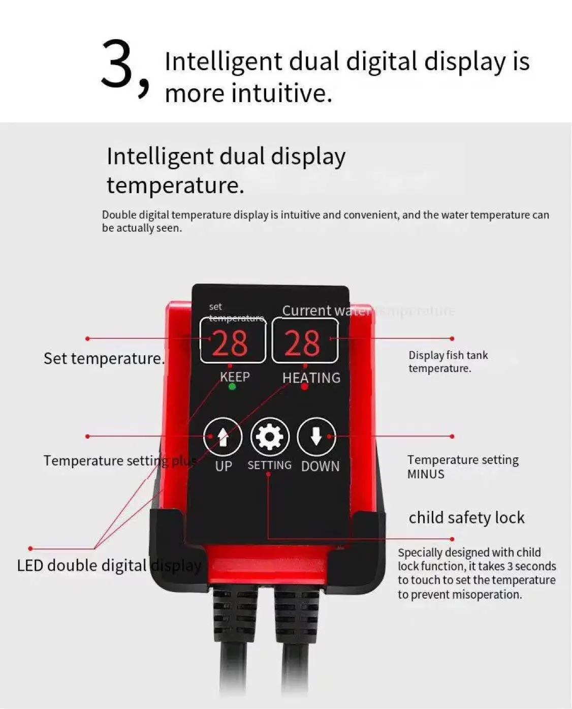 1000W Aquarium Submersible Hea - Aquarium Heater Submersible avis et prix