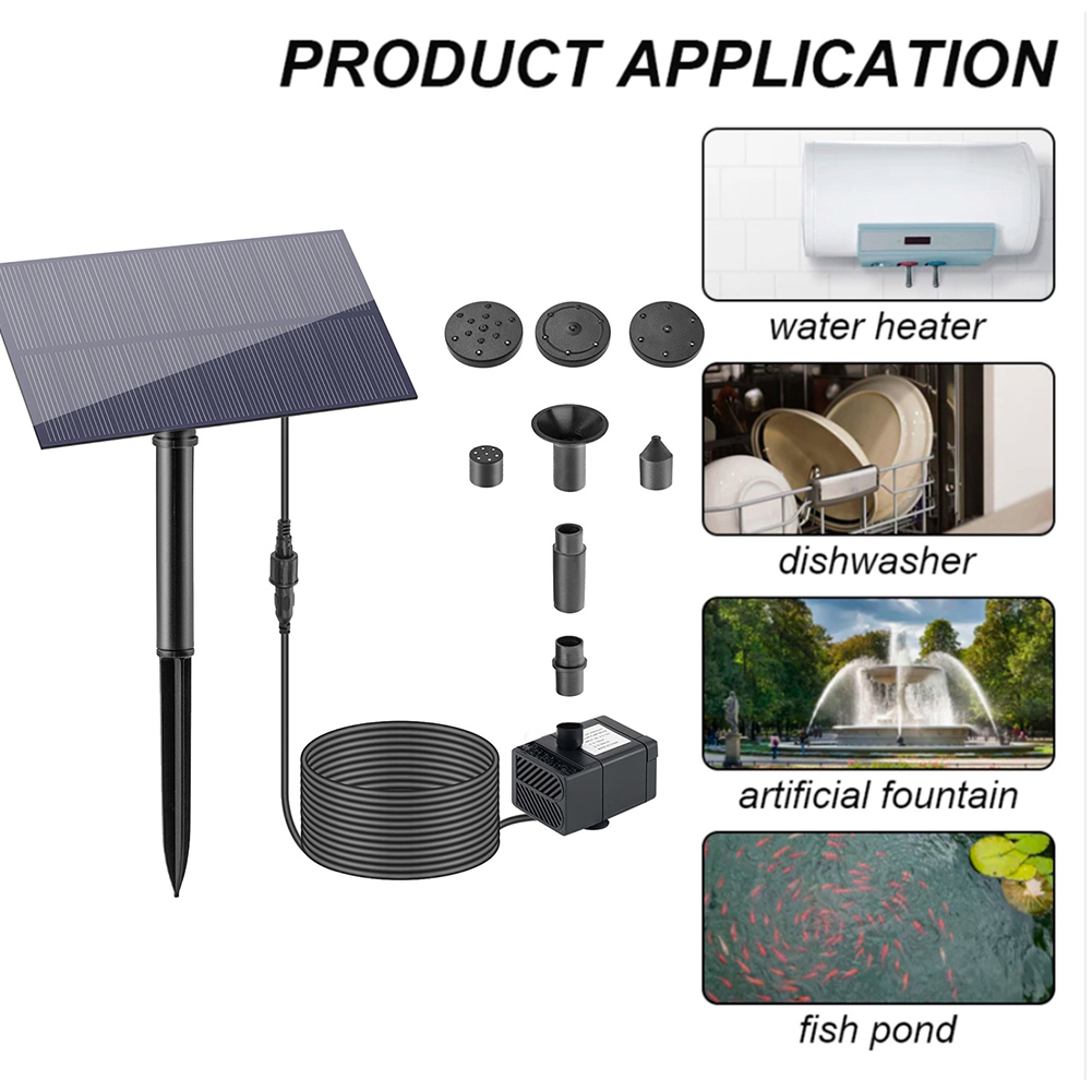 5W 5V Solar Water Pump Garden  - Aquarium Fish Gallery avis et prix