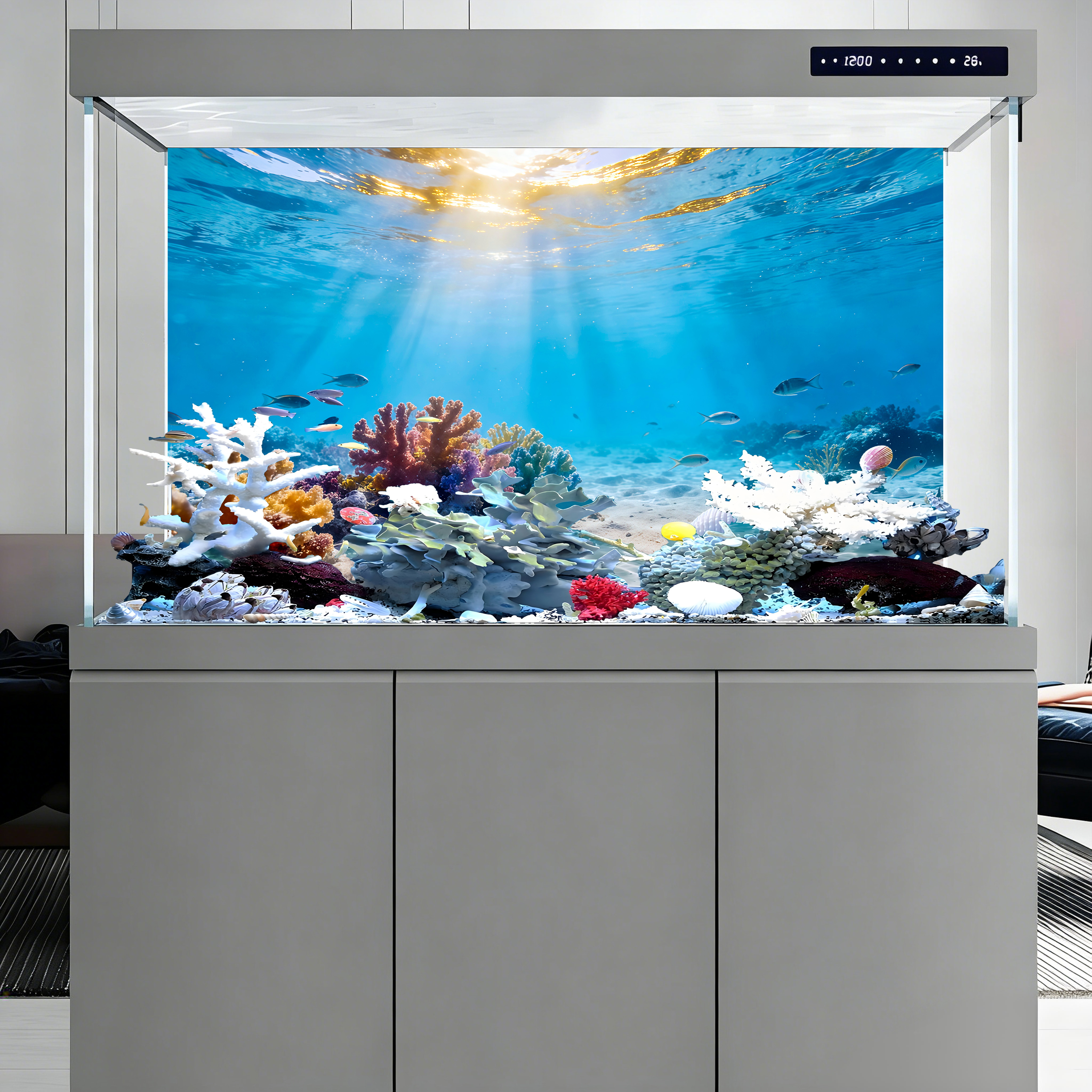 Underwater Worldl, fish tank b - Aquarium Fish Background avis et prix