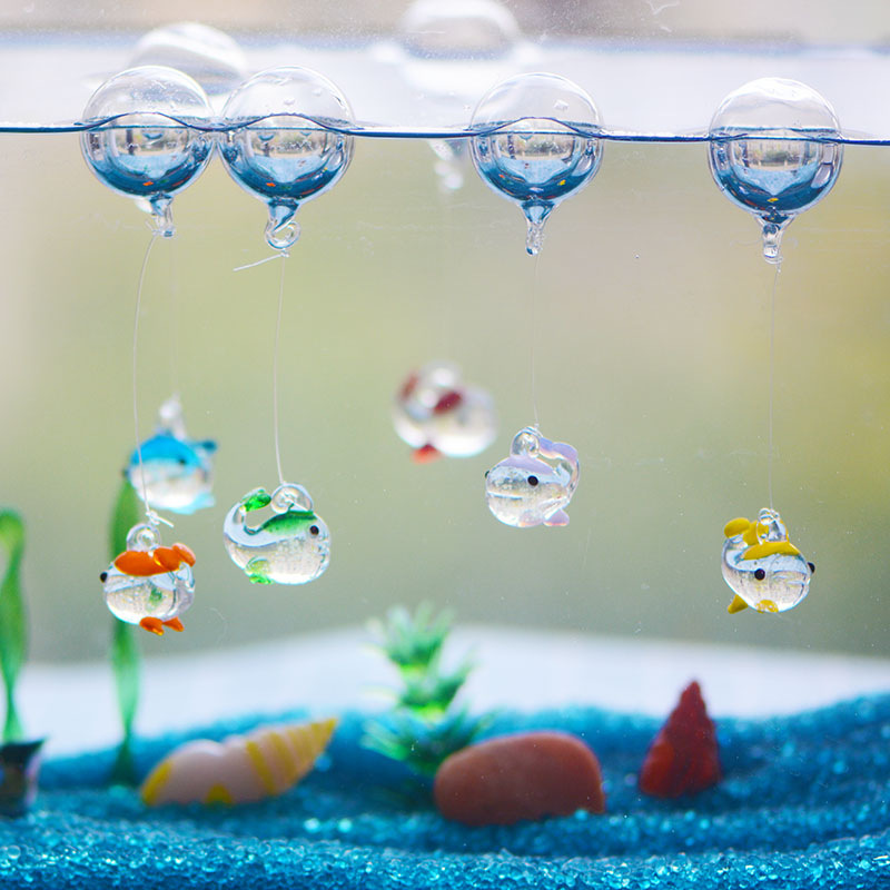 5PCS Glass Luminous Whale Floa - Aquarium Fish Game avis et prix