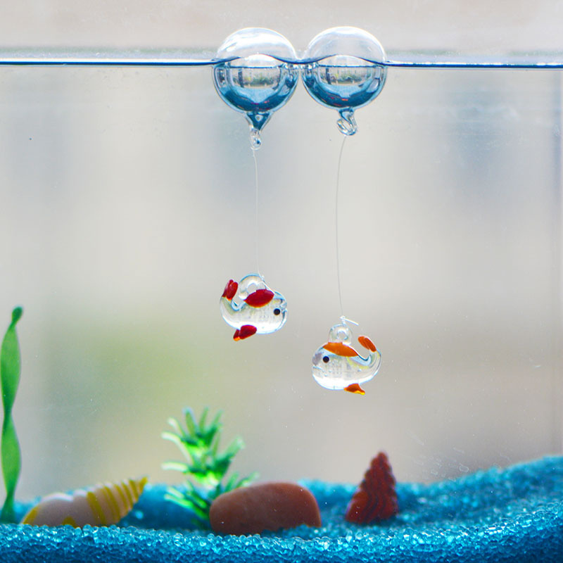 5PCS Glass Luminous Whale Floa - Aquarium Fish Game avis et prix