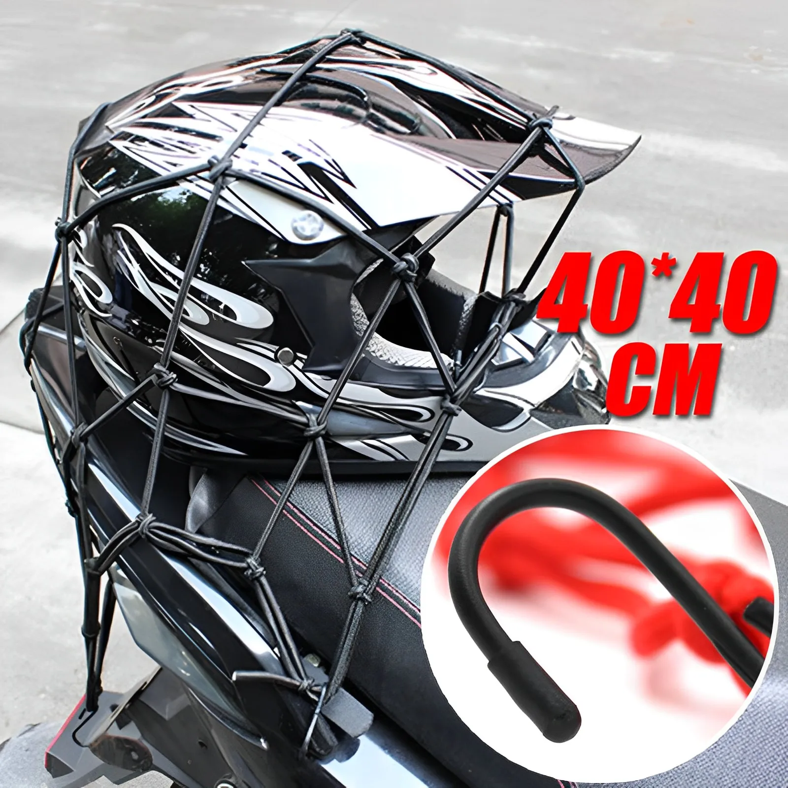 1x Motorcycle Luggage Net Helm - Tank Divider Mesh avis et prix