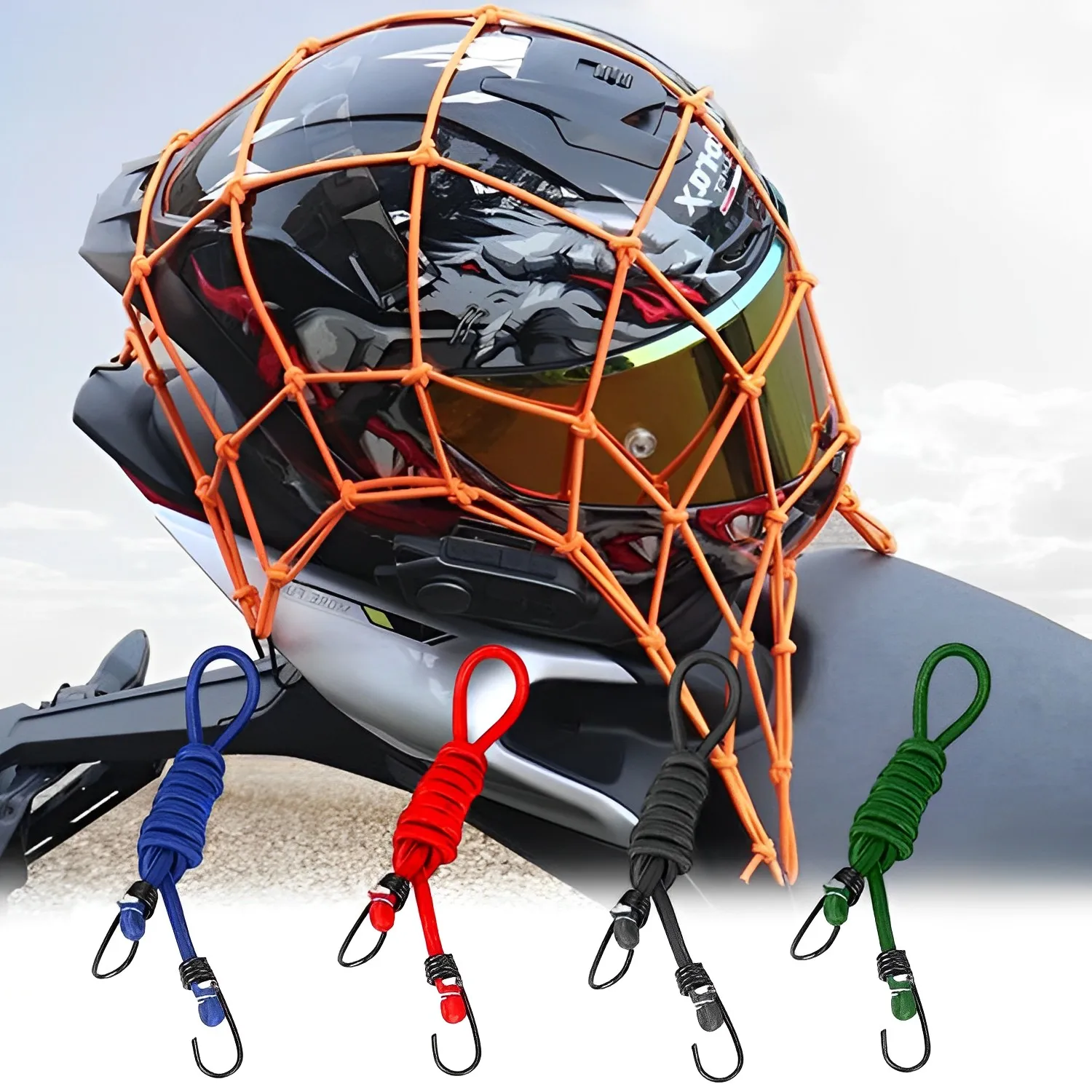 1x Motorcycle Luggage Net Helm - Tank Divider Mesh avis et prix