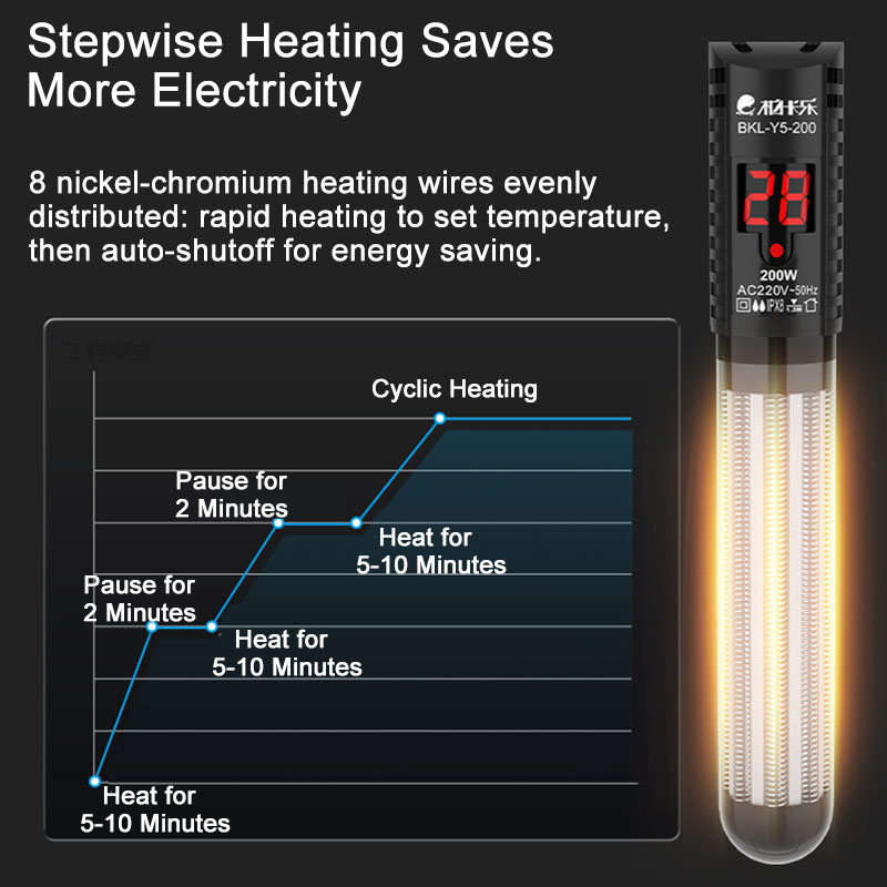 Aquarium Heater Fish Tank LCD  - Aquarium Heater Submersible avis et prix