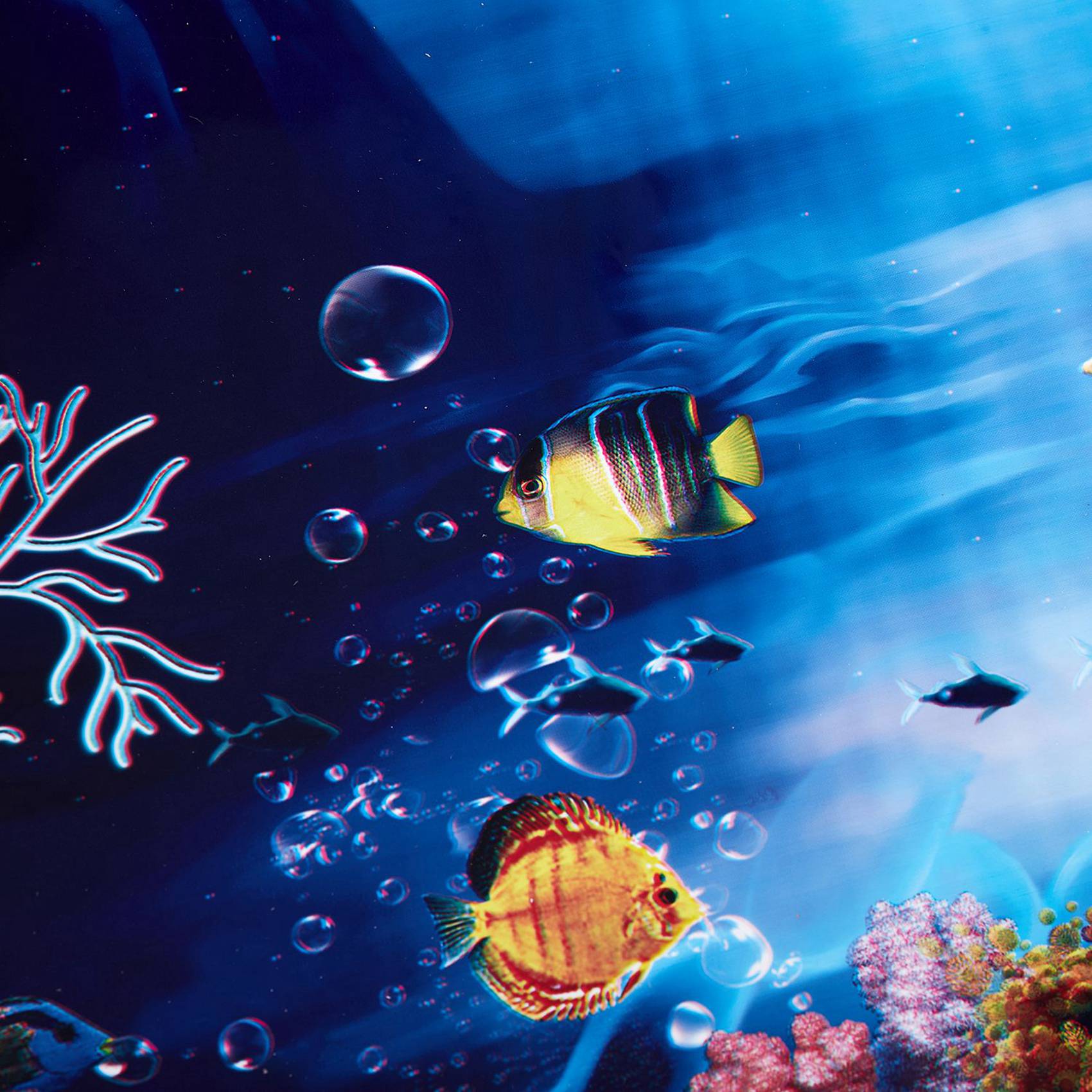 2X Blue Fresh Sea Background A - Aquarium Fish Poster avis et prix