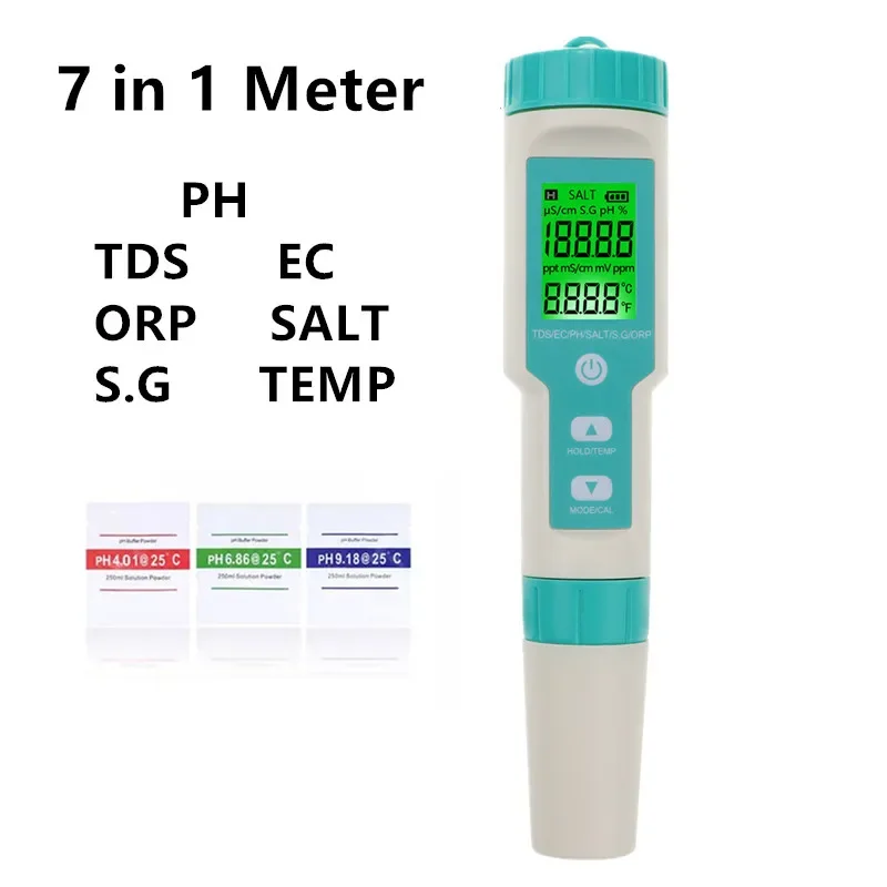 COM-600 7 in 1 PH TDS EC ORP S - Aquarium Fish Com avis et prix