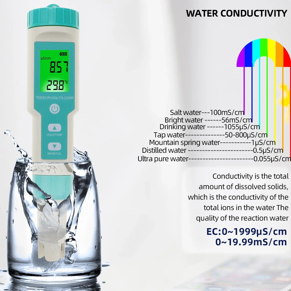COM-600 7 in 1 PH TDS EC ORP S - Aquarium Fish Com avis et prix