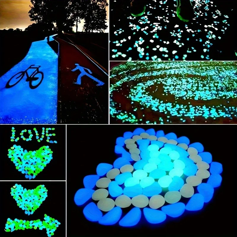 500Pcs Glow in The Dark Garden - Aquarium Fish Farm avis et prix