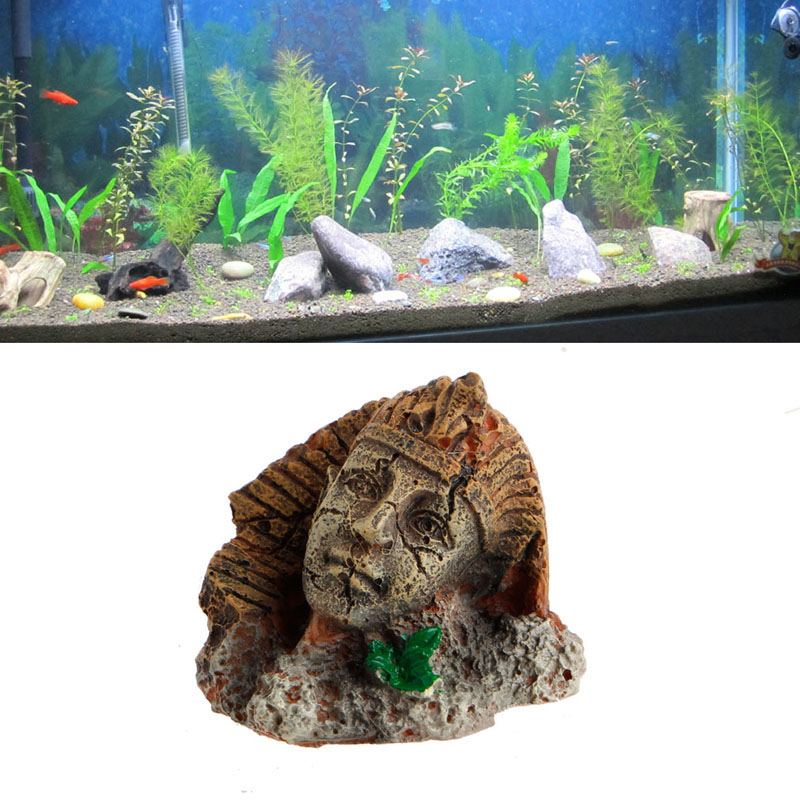 Egyptian Pharaoh Sphinx Resin  - Aquarium Fish Gallery avis et prix