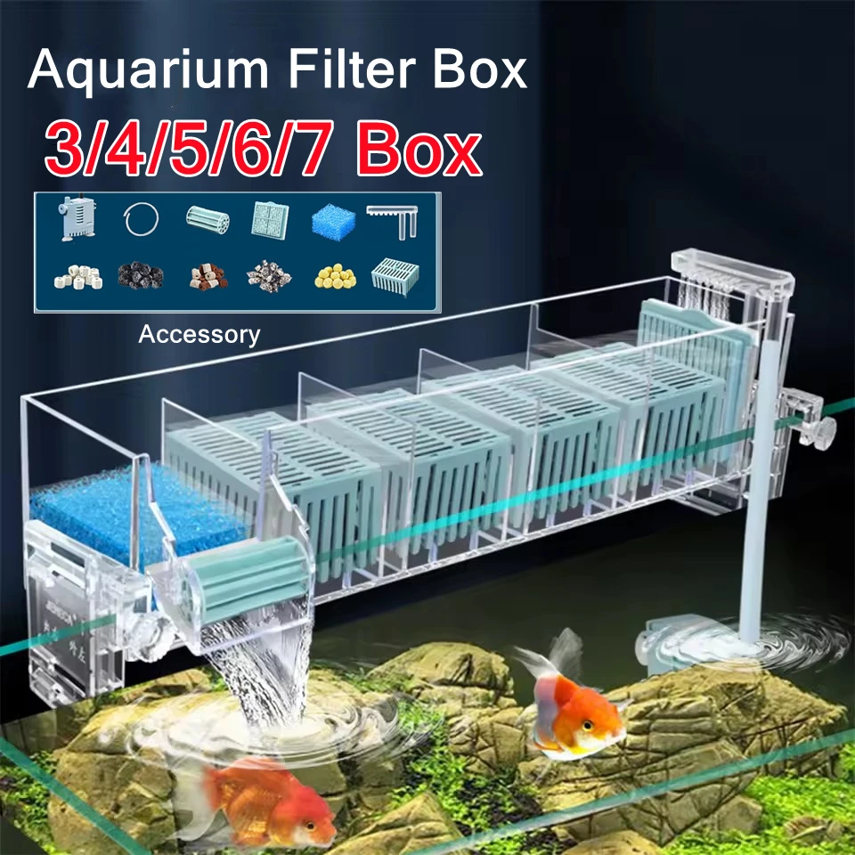 220V Aquarium Wall-Mounted Wat - Aquarium Fish Background avis et prix